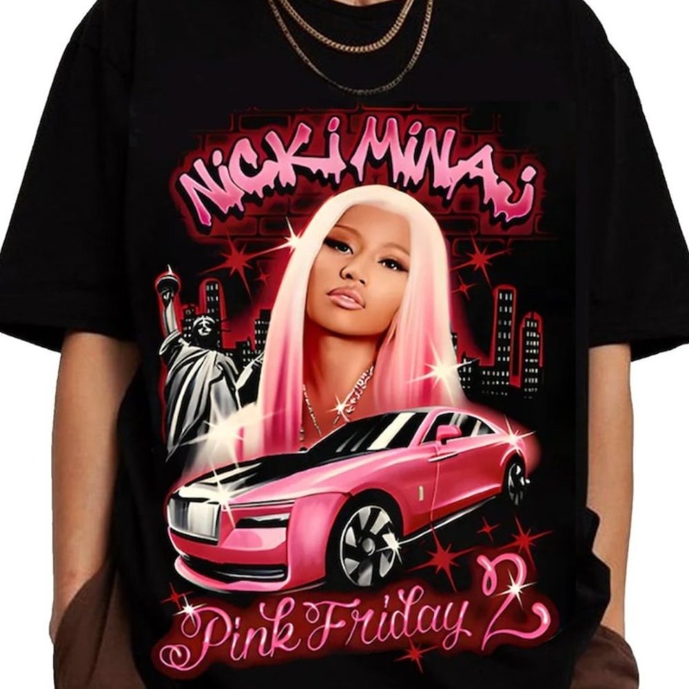 Nicki Lewinsky Airbrush Style Shirt, Nicki Minaj T-shirt2